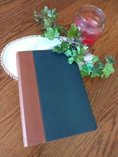 NKJV & Classic Amplified LARGE PRINT 1987 AMPC Parallel Bible Brown/Blu Leather