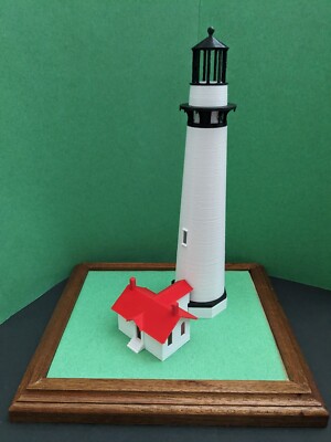 N scale PIGEON POINT lighthouse w blinking LED  