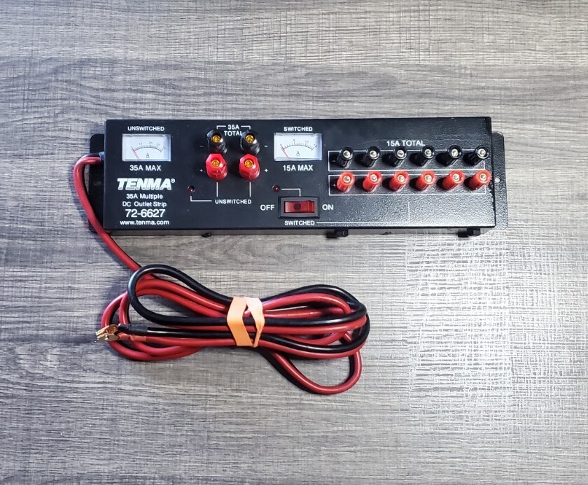 NEW UNUSED TENMA 726627 Multiple Outlet DC Power Distribution Strip eBay