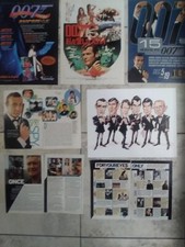 10 James Bond 007 articels/clippings/8x10 color cartoon photo/Japanese ad,etc..