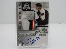 JUSSI TIMONEN 2006-07 UD THE CUP ROOKIE PATCH AUTOGRAPH AUTO #048/249! FLYERS!!