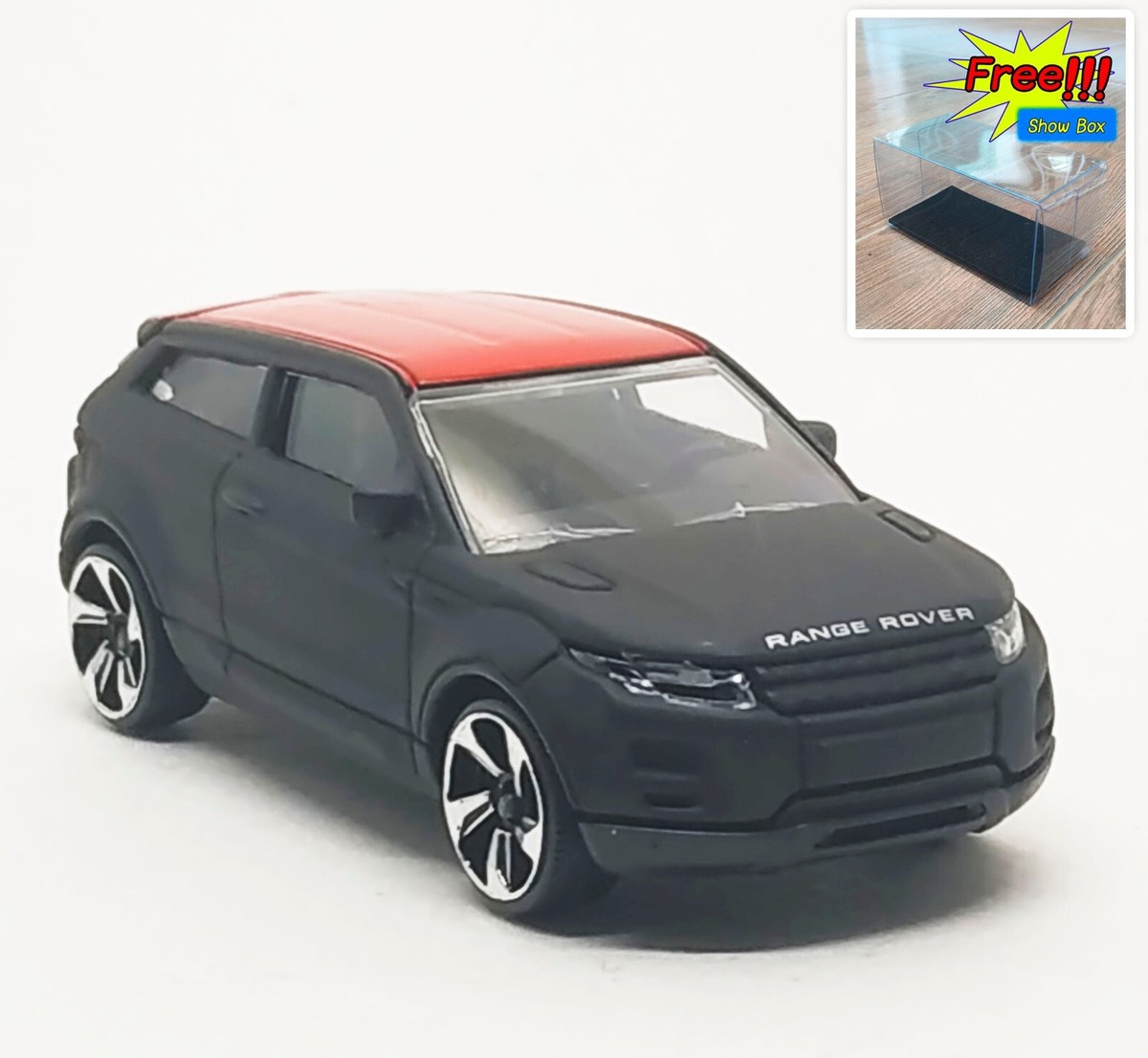 Majorette Range Rover Evoque Black with Red Roof 1:59 (3