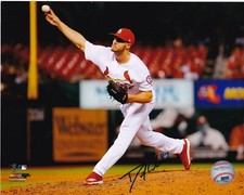 DAKOTA HUDSON   ST. LOUIS CARDINALS   ACTION SIGNED 8x10