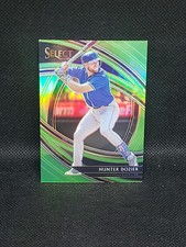 2020 Select #142 Hunter Dozier LIME GREEN PRIZM PARALLEL 55/99 (D10)