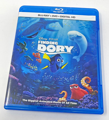 Finding Dory Blu Ray and DVD Used Tested Works USA Region A NTSC Region 1 DVD