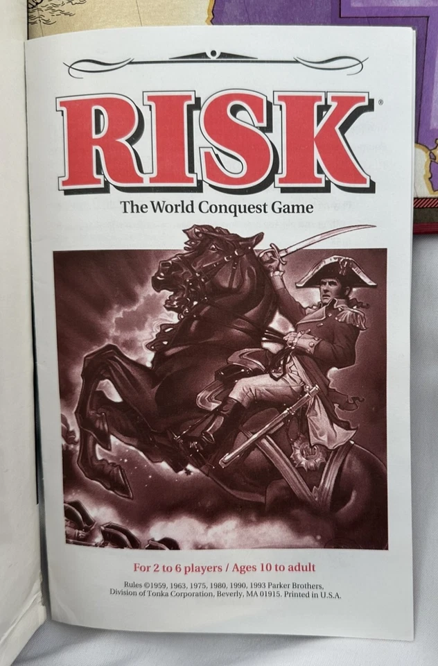 1993 Risk Board Game by Parker Brothers Complete in Very Good Cond FREE SHIPPING - Image 2 of 4