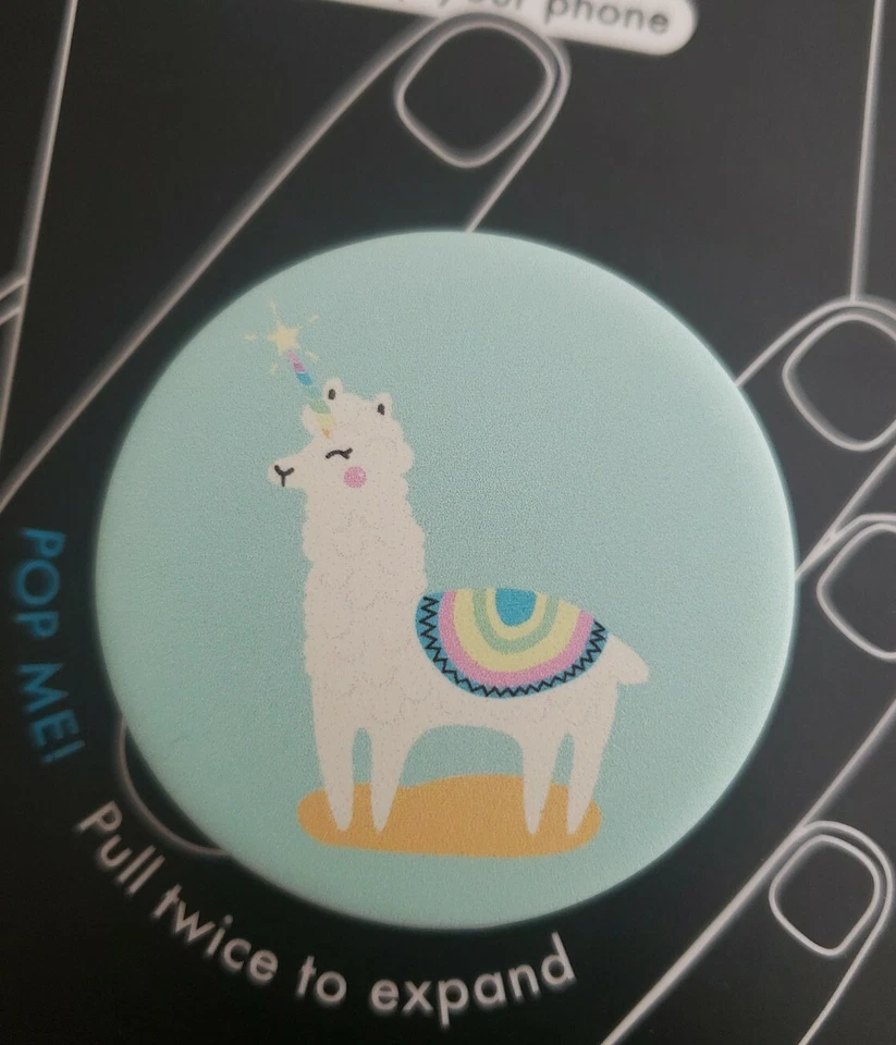 Original Popsockets Llamacorn 800021 Phone Grip & Stand Repositionable 2017 NEW - Image 2 of 3