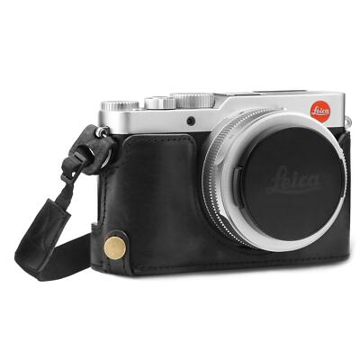 MG1603 Leica D-Lux 7 Ever Ready Echtleder Kamera-Halbtasche mit Trageriemen -...