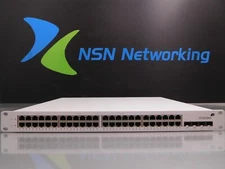 UNCLAIMED Cisco Meraki MS42P-HW 48-Port Gigabit Cloud Managed Access PoE Switch