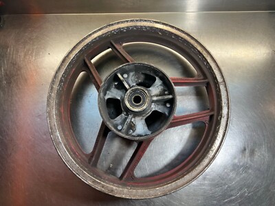 87 -90 Kawasaki ZX750 Rear Rim Wheel Tire STRAIGHT ZX7 ZX7R