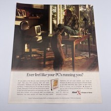 1995 Xerox XSoft Tabworks 2.0 Vintage Print Ad 8.5"x11" retro computer software