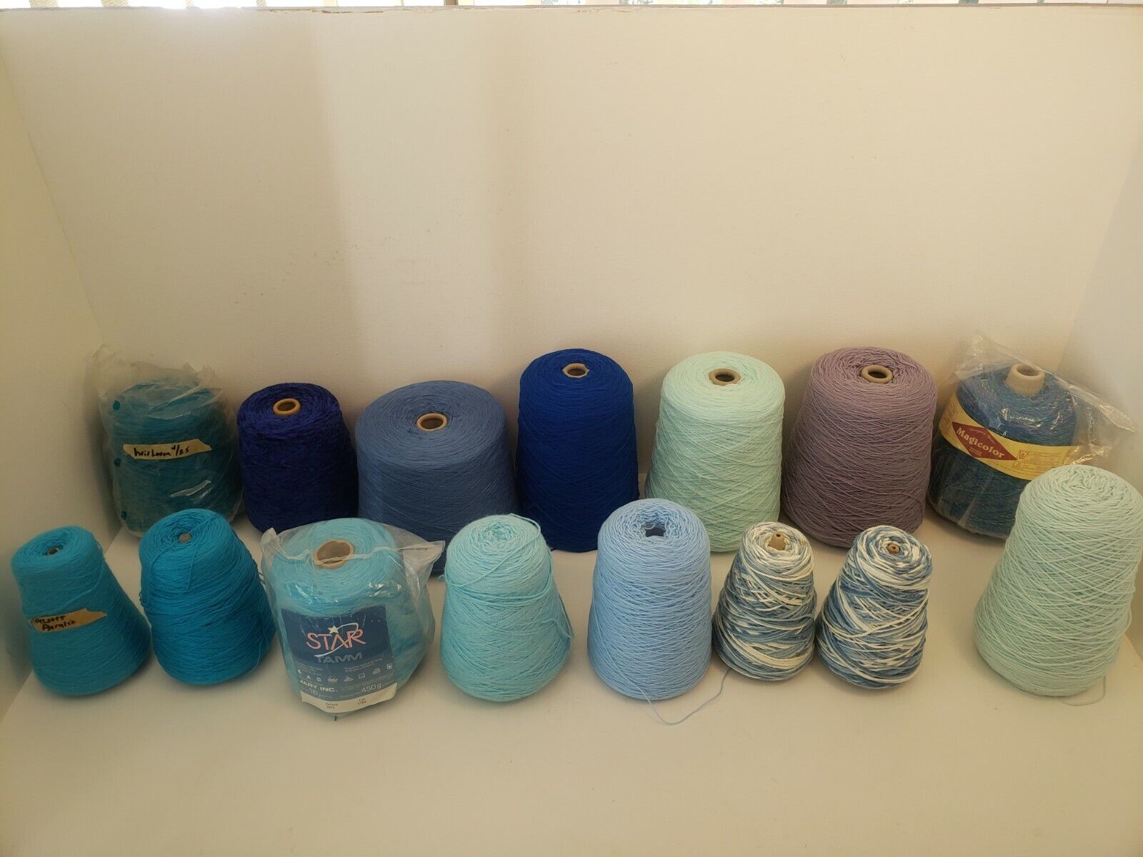 Mixed Lot Superlatite of Yarns Knitting Machines Super beauty product restock quality top! Various Mostl Fibers Colors