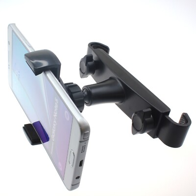 Car Headrest Mount Holder Seat Back Cradle Swivel Dock for Cell Phones