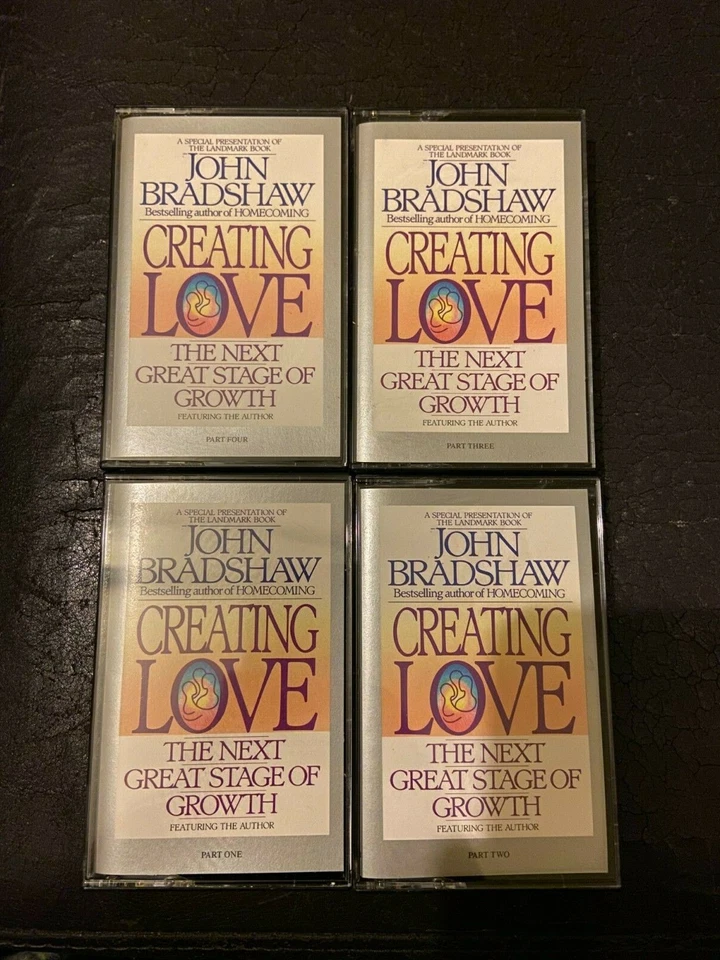John Bradshaw Creating Love - 4 Cassette Tapes retro self-help, self-development - Image 3 of 4