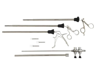 Laparoscopic Stone Holding Biopsy Punch Forceps Endo Surgical Instruments Set