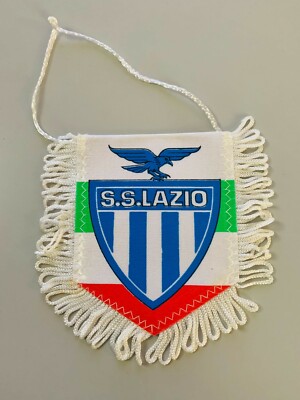 Fanion SS Lazio Rome – Vintage – Gagliardetto Calcio Italien – Collection