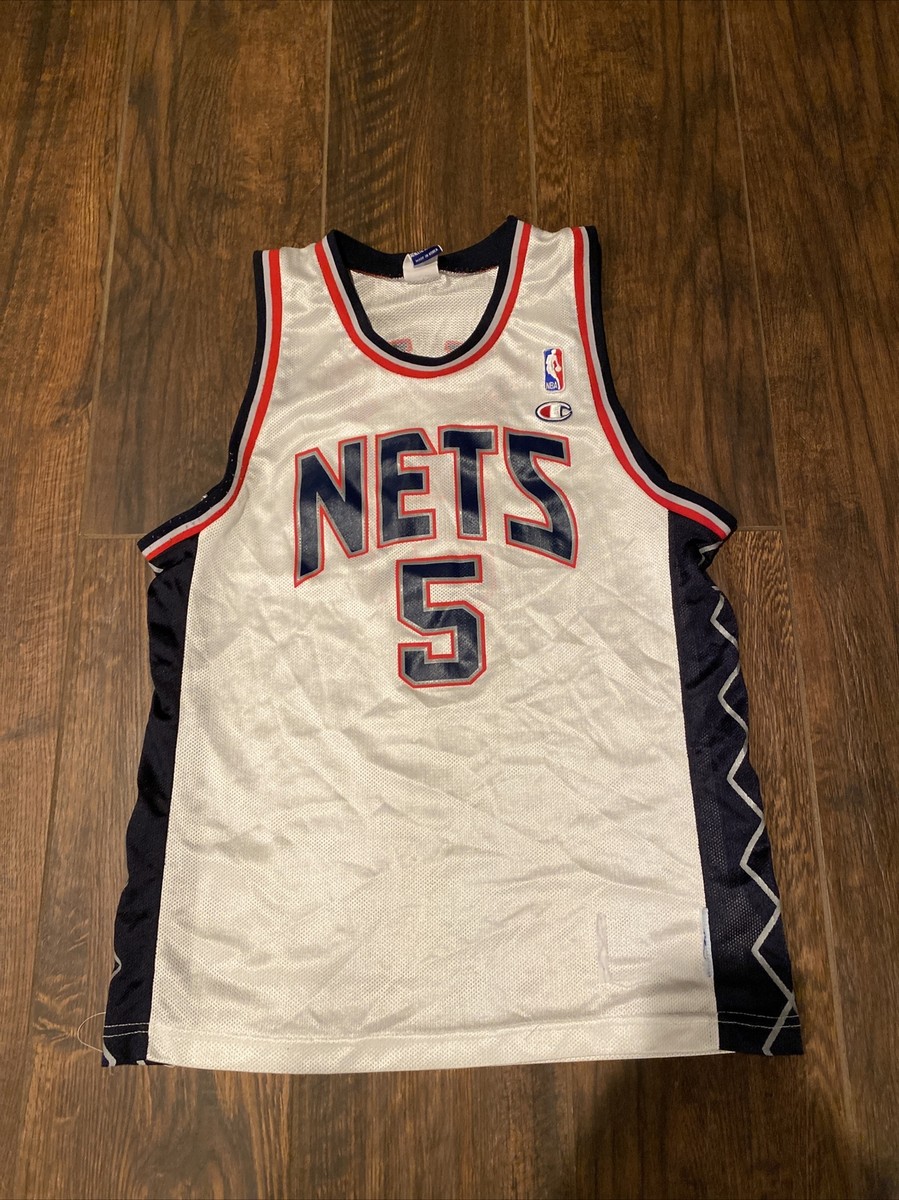 Y2K Champion New Jersey Nets Jason Kidd Jersey Size 40 Medium