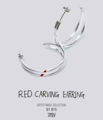 JIMIN BTS アーティストメイド ピアス earring BTS Jimin Cross Earrings – Kpop Exchange