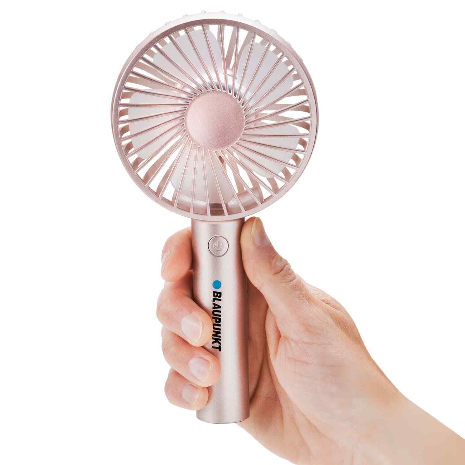 2in1 Blaupunkt Rechargeable Portable Handheld Fan 3 Speed Setting