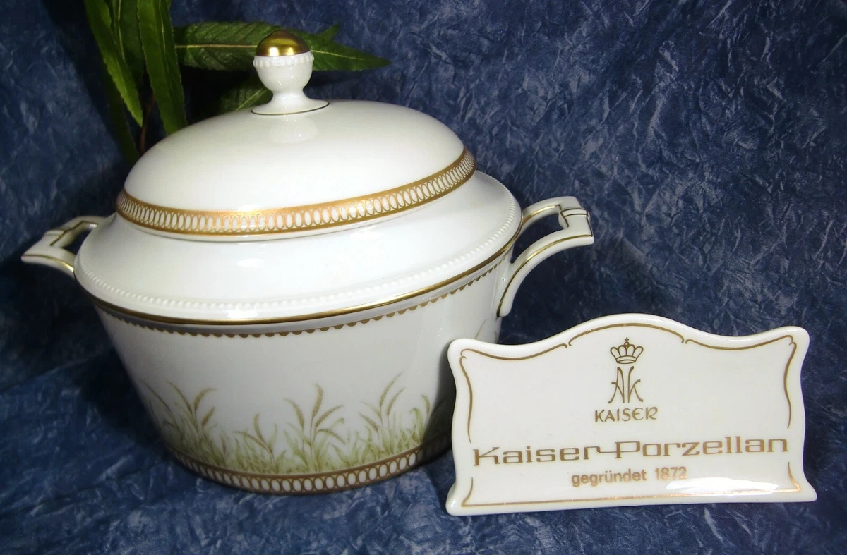 Kaiser Porzellan ARTEMIS Gräser - 1 Ragoutschüssel Schüssel mit Deckel