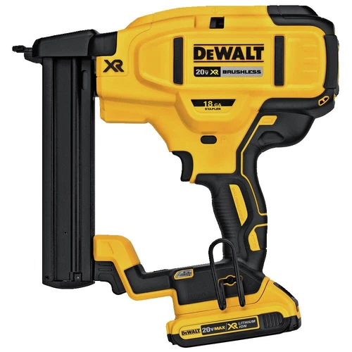 DEWALT DCN681D1R 20V MAX 18 GA Crown Stapler Kit (2 Ah) Certified Refurbished