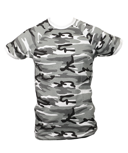 Urban Camo Short Sleeve T-Shirt Slim 
