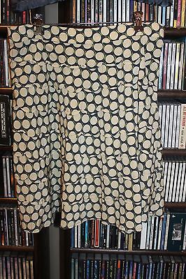 Marc Jacobs Washed Silk Black White Circle Fruit Skirt $218 Marc Jacobs Washed Silk Black White Circle Fruit Skirt $218