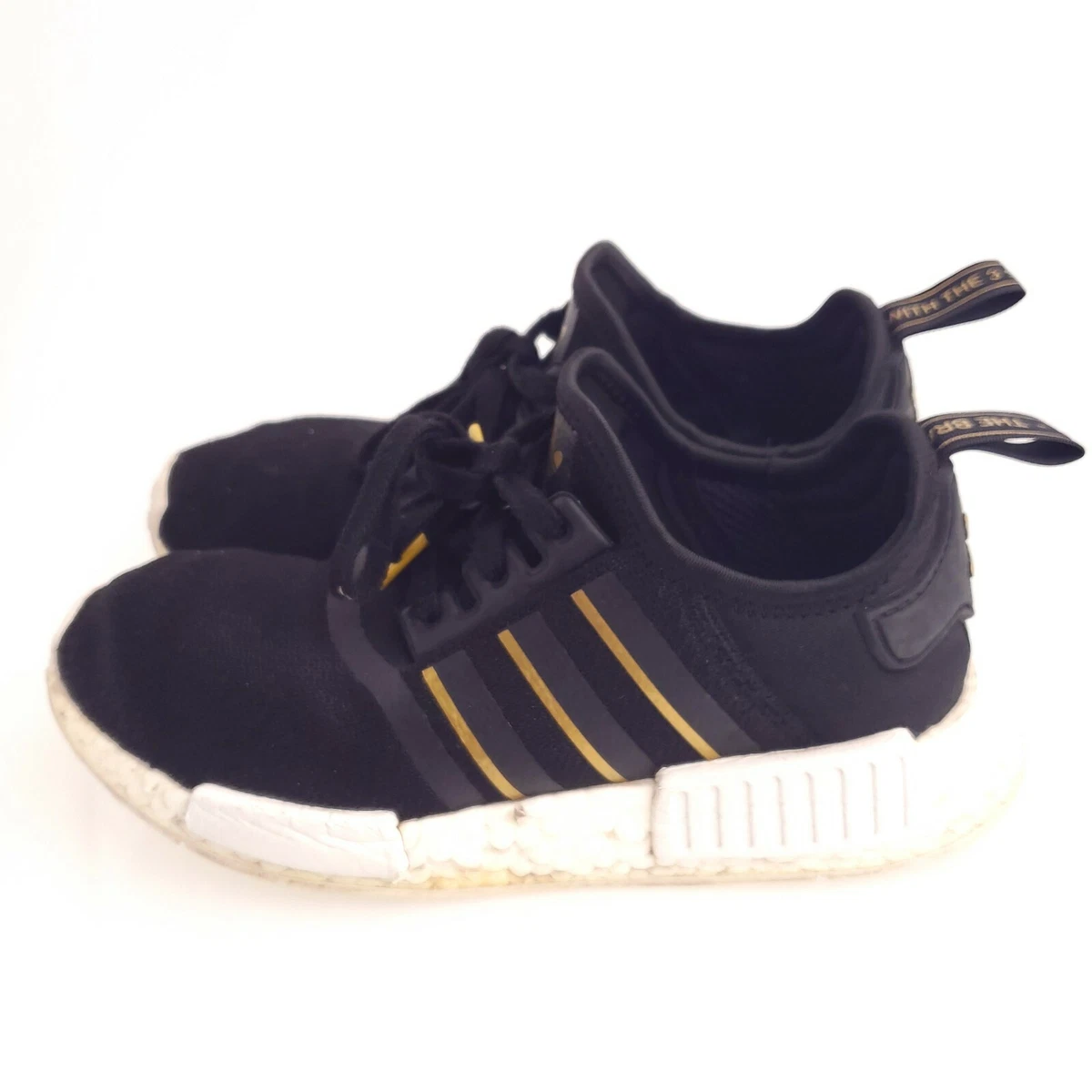 palanca pistola Amanecer Adidas Women Black Boost With The 3 Stripes Band Running Shoes USA Seller |  eBay