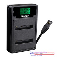 Kastar Battery LCD Dual Charger for Sanyo DB-L40 Sanyo Xacti VPC-HD2 DMX-HD800