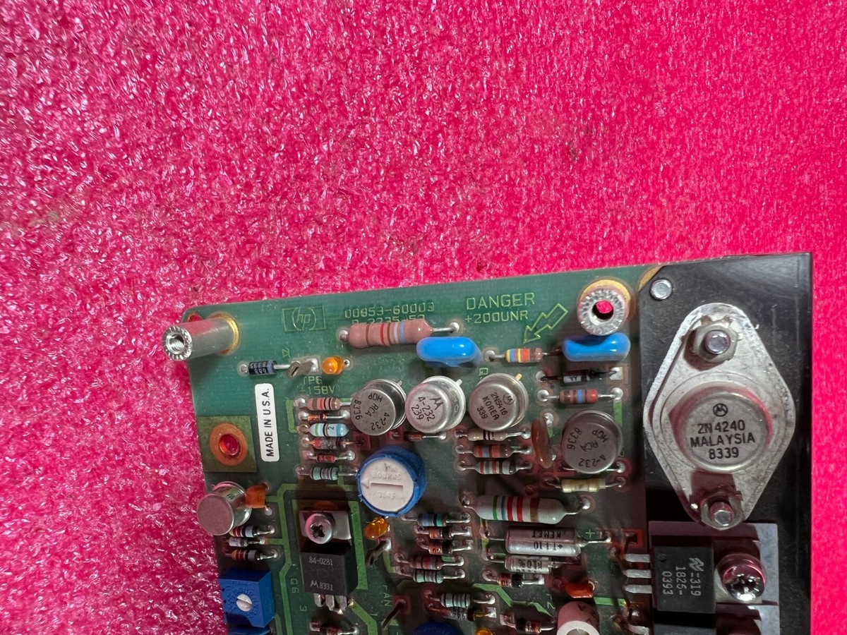 タイプライター HP 853A Spectrum Analyzer DISPLAY 8559A Board 00853-60063 | eBay