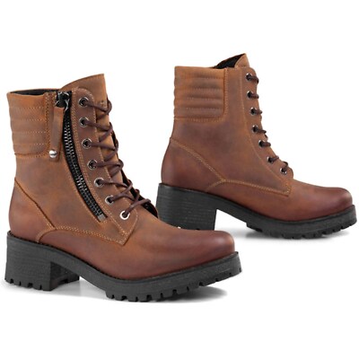 Botas De Moto Para Dama Falco Misty Talla 38 Impermeables Con