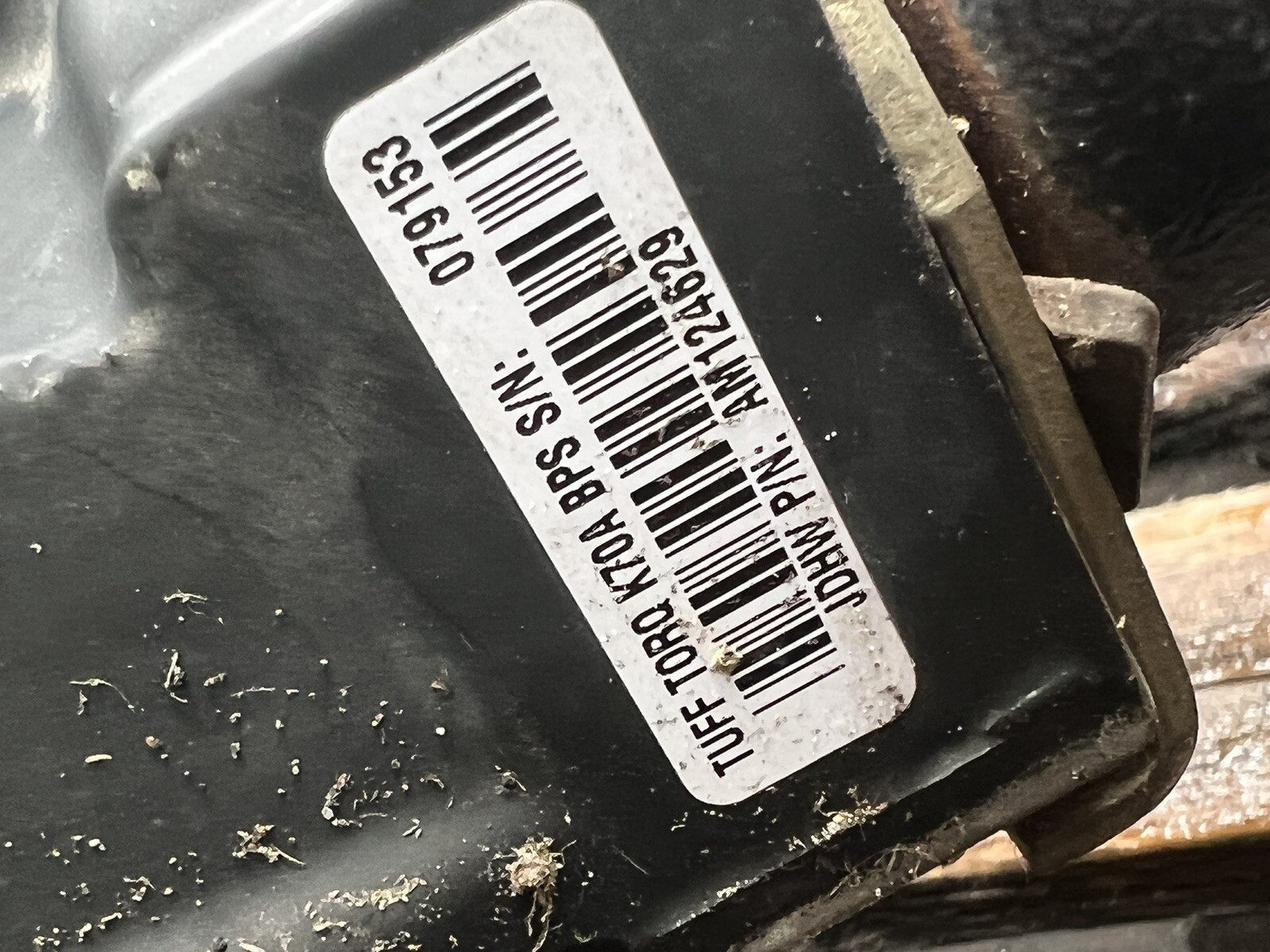 John Deere 345 Transmission Tuff Torq K70A BPS / JD P/N AM124629 eBay