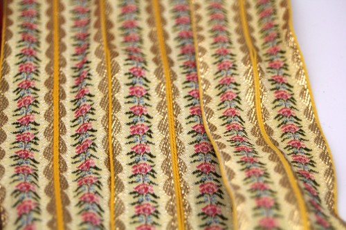 Vintage 1970s Quik Braid 20" 22" Zipper Gold Red Purple Brown Hippie Boho - Picture 19 of 34