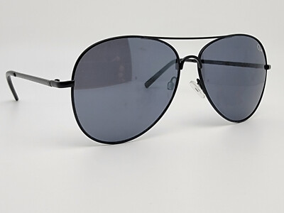 Quay Australia Flagship Gen 1 Black Frame Black Mirror Lens Aviator Sunglasses