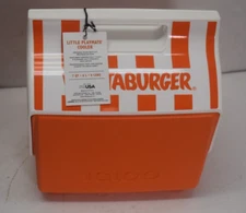 Igloo x Whataburger Orange Little Playmate 7 Qt Whatacooler Can Beer Cooler 9Can