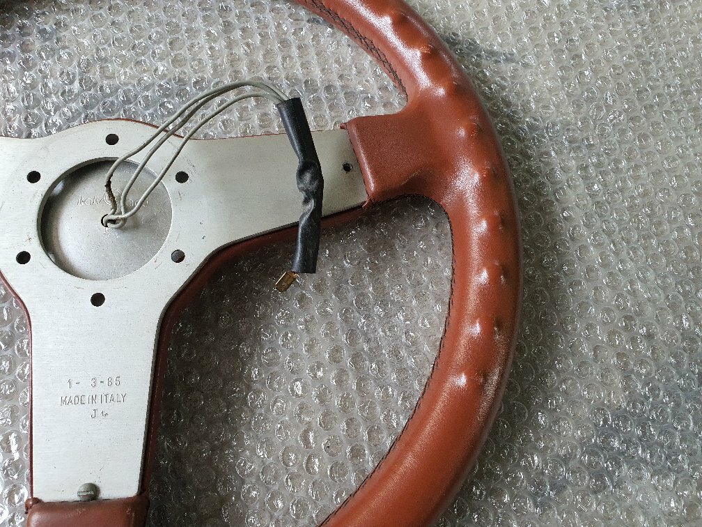 ITALVOLANTI ADMIRAL STEERING WHEELS GREAT GENUINE PART TOYOTA AE86