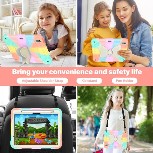 For iPad Pro Air 6th 11" 9.7" Air 2 3 4 10.2" 8th 9th 10th Kids Stand Case Cover - Picture 22 of 76