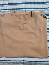 Woolrich Mens Medium Long Sleeve Brown Tan Sweater M2