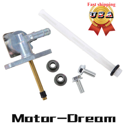 Fuel Valve Petcock &amp; Lever Screw For Honda Rancher 420