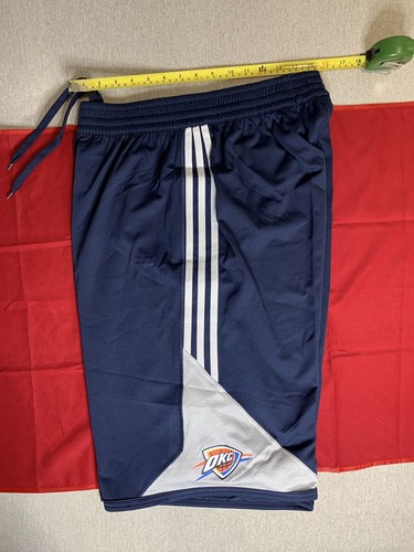 Oklahoma City Thunder NBA Adidas Authentic Reversible Practice Shorts - Picture 2 of 5