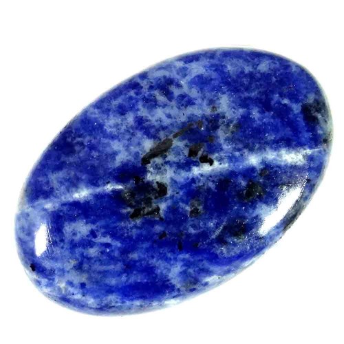 40.00Cts. 23X36X5mm 100% Natural Royal Designer Sodalite Oval Cab Loose Gemstone - Picture 2 of 5