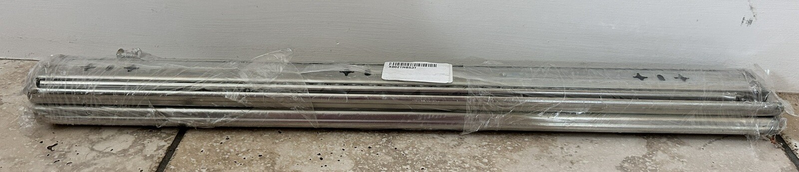 1 Pair 22 Inch 260 Lb Capacity Heavy Duty Drawer Slides 3 fold ball bearing