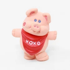 PIG WITH XOXO - Hugs & Kisses - Hallmark Merry Miniatures Valentine's Day Figure