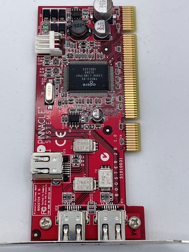 Pinnacle Systems 51010031 Booster 2B Adapter Card 3x Firewire Ports PCI Express - Picture 3 of 7