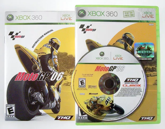 Jogo Moto GP 06 - Xbox 360 Mídia Física Usado