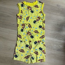 SPONGEBOB SQUAREPANTS Summer Pajamas Sleepwear Set Tank W/ Shorts Size Med-8