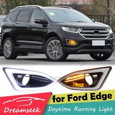 LED Tagfahrlicht Tagfahrleuchten Für Ford Edge 15-2018 Nebelleuchte mit Blinker