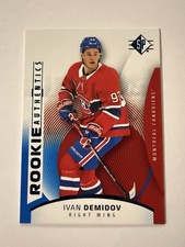 Upper Deck 2025-26 SP Ivan Demidov Montreal  Blue Rookie Authentics RC #137