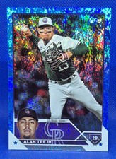 2023 Topps Update Alan Trejo #US104  - Blue Shimmer /999
