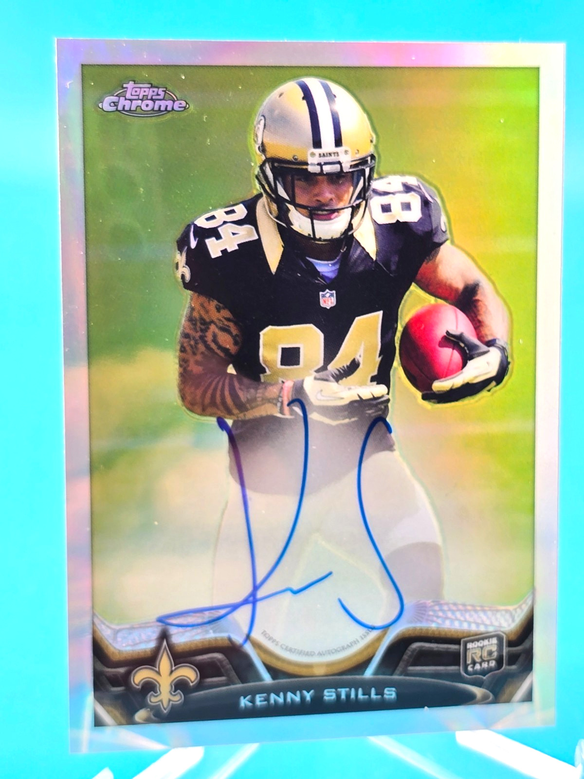 Kenny Stills Topps Chrome #194 Refractor-Autograph